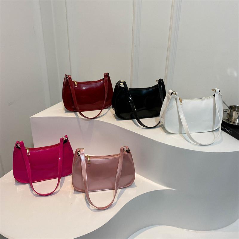 Trendy Korean Pure Color Small Shoulder Bag For Women Perfect For Daily Outings