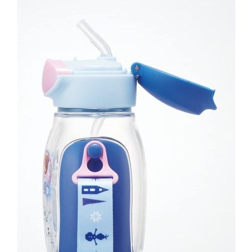 Skater Water Bottle with Straw, 530ml, Disney Frozen 23, One-Push Operation, for Girls, PDSH6DX-A
