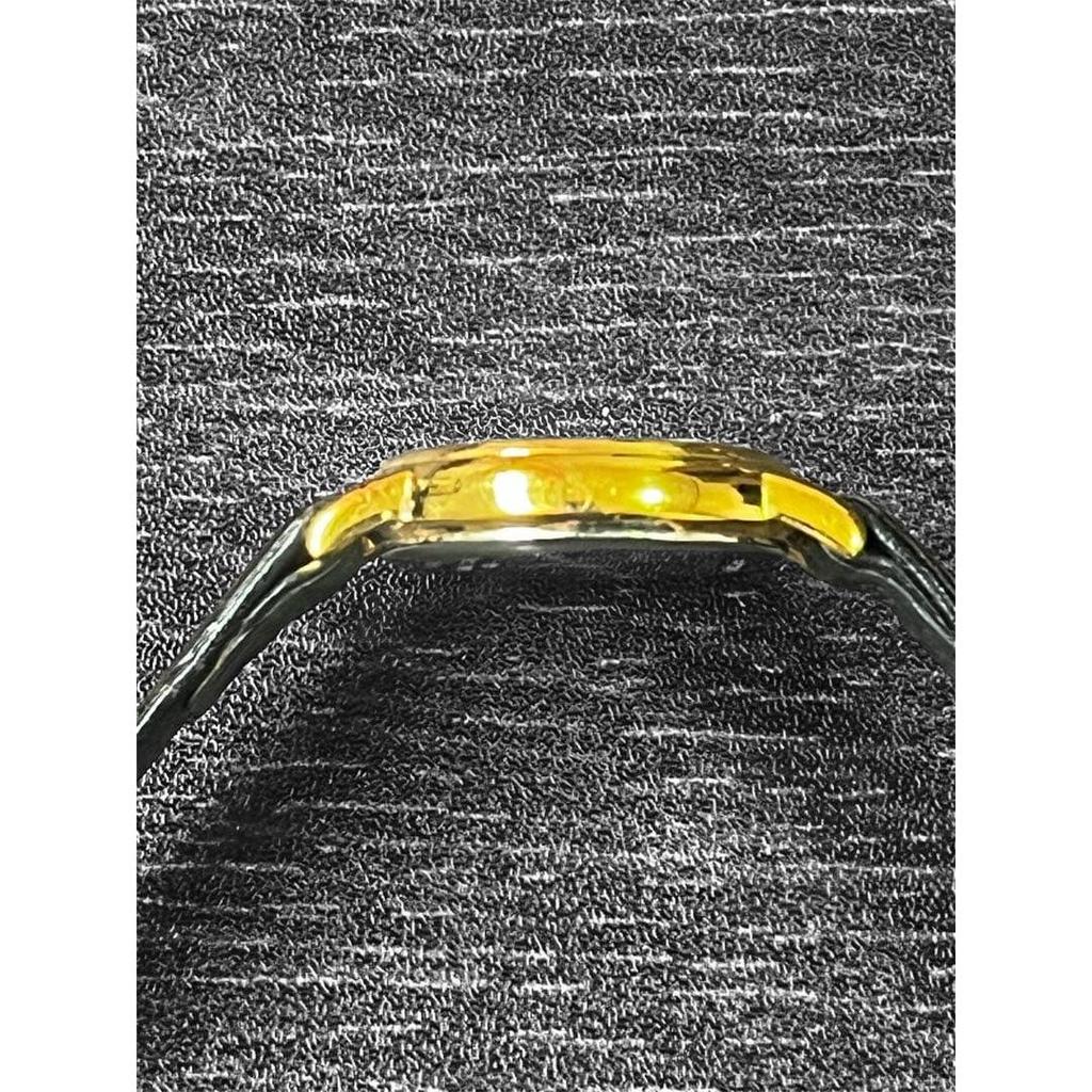 Used LONGINES Vintage Watch Gold Leather Belt