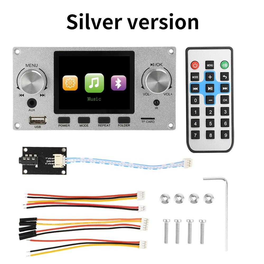 2.8-inch TFT Amplifier Bluetooth DC 4.5-5.0V 5W MP3 Decoder Board Car Audio USB TF FM Radio Module MP3 Player Color Screen