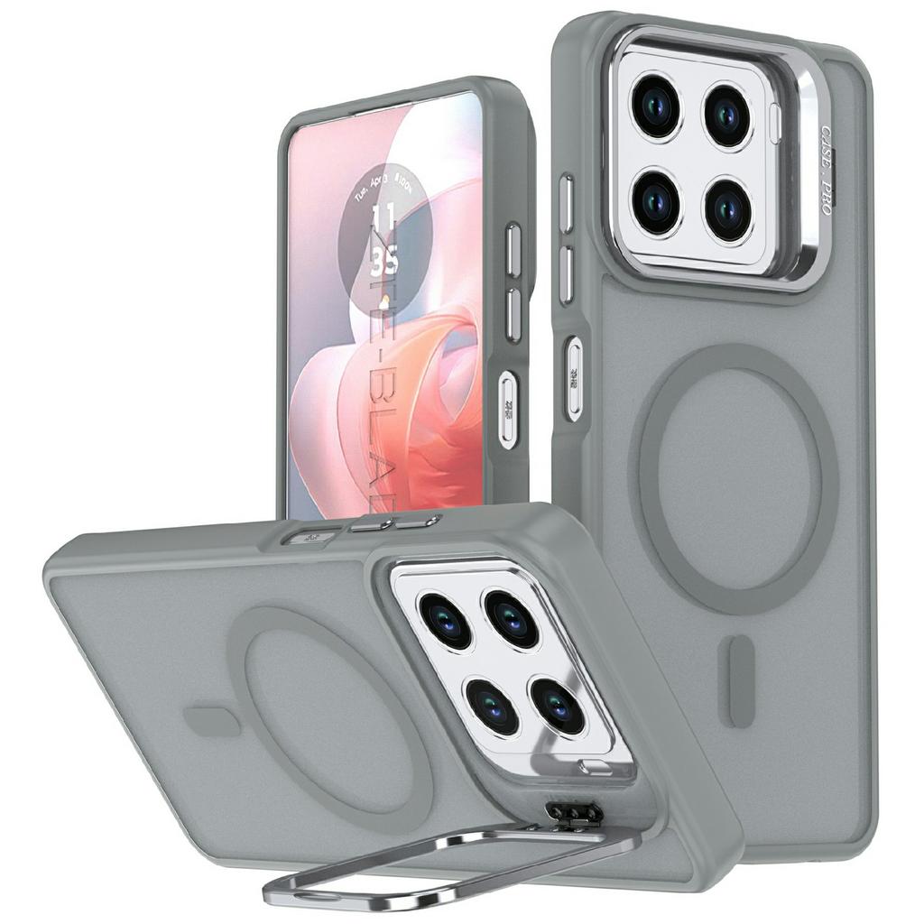 Для ZTE Blade A56 Магнітний чохол Складана підставка Матовий ПК + ТПУ Чохол для телефону