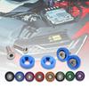 20 Pz/Set Rondelle Parafango Paraurti Viti di Fissaggio M6 per Abbellimento Vano Motore Kit Rondelle Parafango Styling Auto