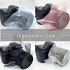 Organza Lens Veil: Soft Light Photography Yarn Filter In Black & White Fabric