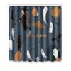Halloween Shower Curtain Floor Mat Combination Four-Piece Set Kitchen Absorbent Non-Slip Carpet Bedroom Door Mat