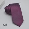Men's 8cm Jacquard Polyester Tie - Business Formal and Casual High-Class Style