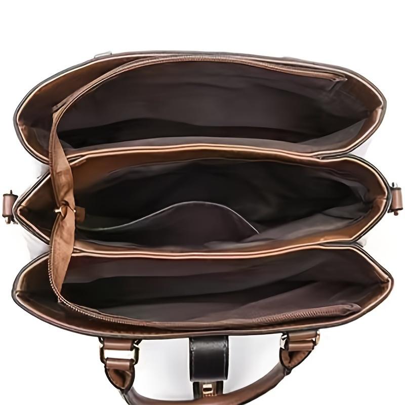 Women Crossbody Bag Elegant Floral Print Handbag, Fashion Large Capacity Handbag, Portable Handbag