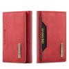 Tri-fold card bag, card cover, high-end retro PU card bag, leather case, multi-functional magnetic card bag