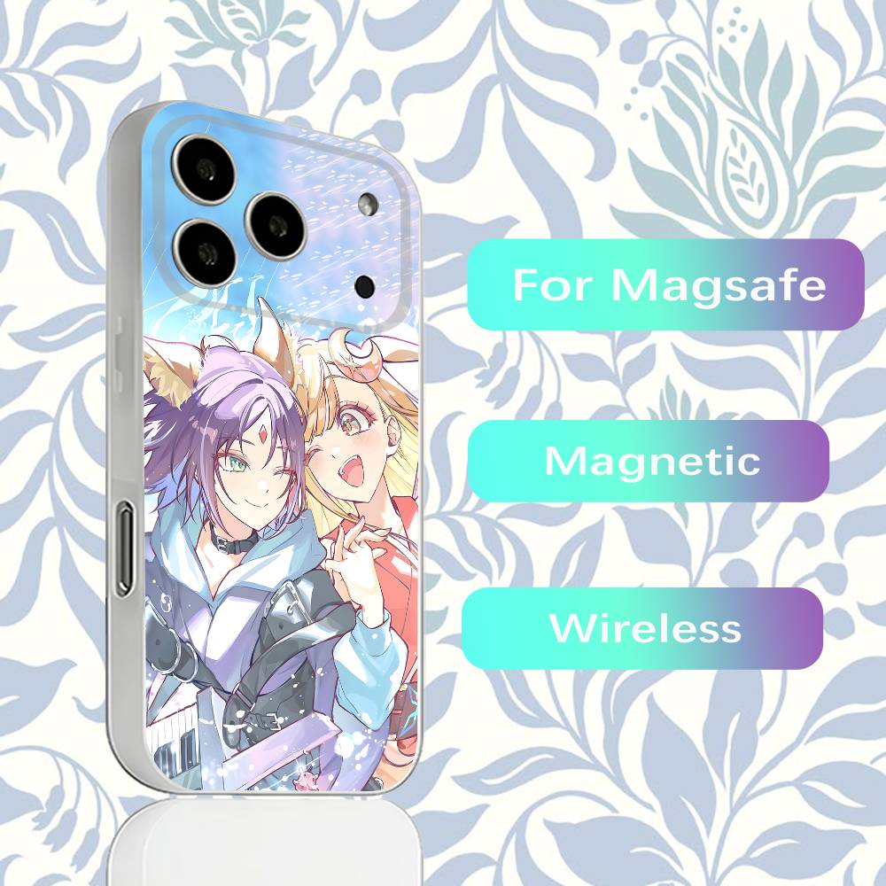 

C-Cosmic Princess K-Kaguya Phone Case For iPhone 15,16,17,13,14,11,12,Pro,Max,Plus,E,Air,Mini with Magsafe Transparent Matte iPhone14ProMax