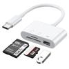 3 In 1 Type C OTG Adapter USB Hub Converter Multi Port TF CF SD Memory Card Reader For Phone Macbook Air Samsung USB C Adapter 3