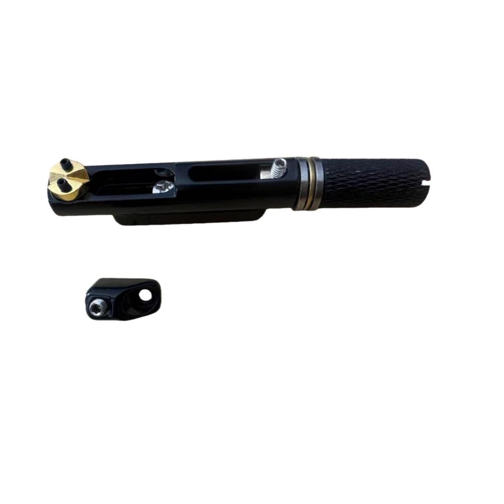 Single Piece Headless Electric Guitar with Split Bridge Tailpiece Accessories