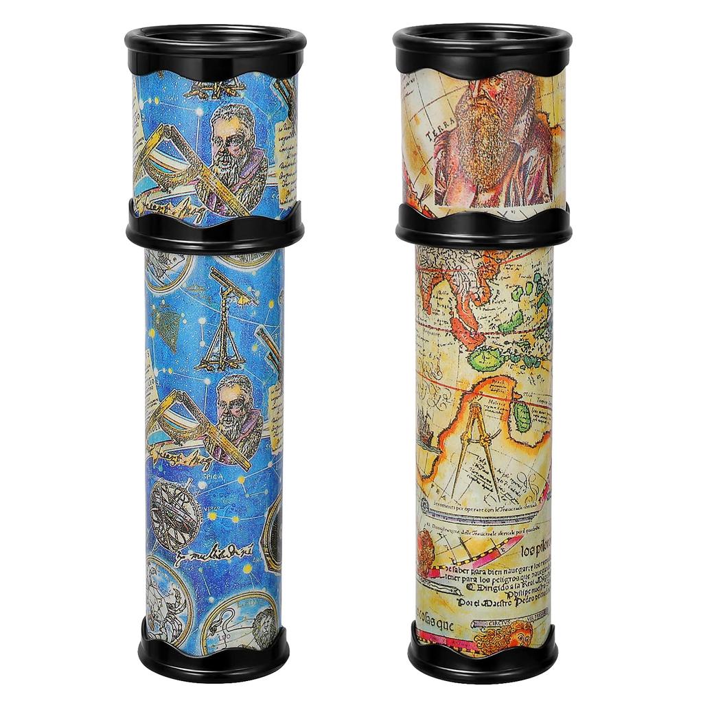 Kaleidoscope Classic Magic Novelty Game Craft Folk Art Kids Set of 2 Ages 6 and Up (Random Colors)