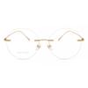 Rimless Round Gold Smartbuy Collection Zargun 68014 C11 Fashion Unisex Eyeglasses