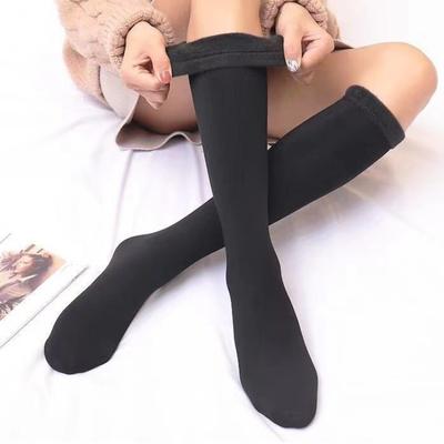 Calcetines Largos Cálidos de Invierno con Forro Polar y Gruesos Calcetines de Nieve Calcetines de Compresión para Nieve para Mujer