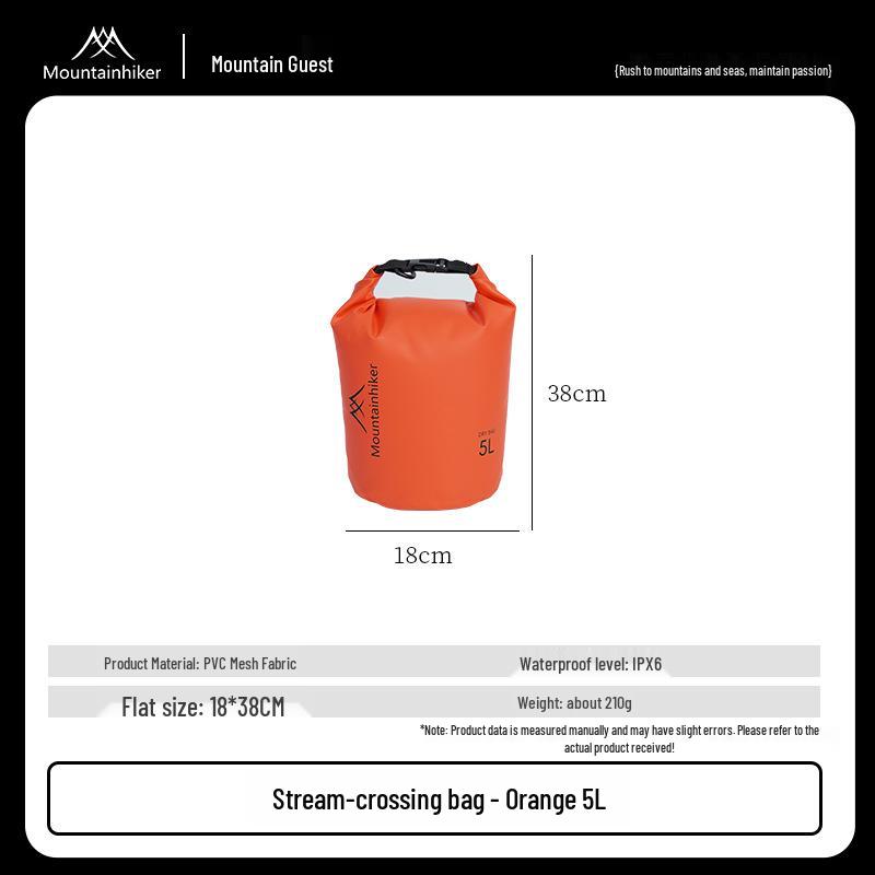 Легкий водонепроницаемый двухлямочный рюкзак для брода, рафтинга, рыбалки и хранения на открытом воздухе