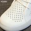 2023 Frühjahr/Sommer Echtleder Perforierte Atmungsaktive Damenschuhe
