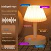 Smart Multi-color LED Desk Lamp with Voice Control & Eye Protection, USB Bedside Night Light