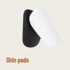 Kids' Football Shin Guards: PU Sponge Carbon Fiber Anti-Collision Pads for Soccer Training