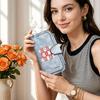 Women's Fashion Long Wallet Motivational Quote Leather Purse for Daily Use