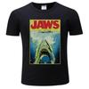 Trevco Jaws Movie Poster Retro Vintage Classic Universal Studios Mens Adult Graphic Tee T-Shirt 100 % Cotton Tee Shirts for Men