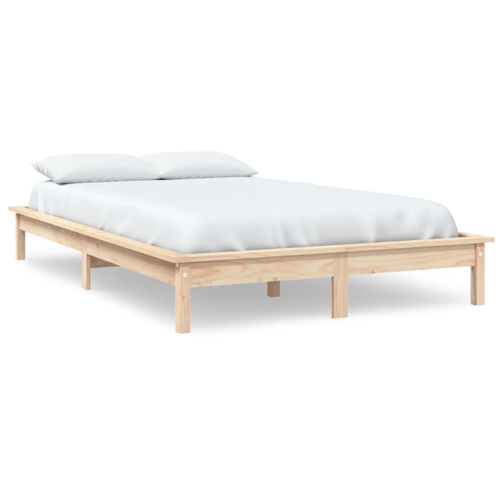Solid Wood Bed 120 X 200 Cm Pine