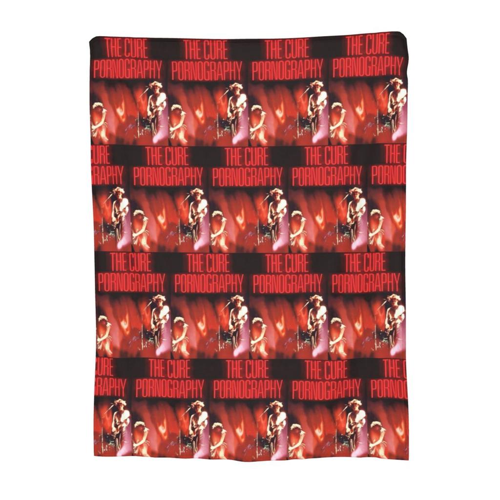 The Cure Robert Smith Logo Decken Flanell Sofa Überwurf Atmungsaktiv für Couch Bettwäsche Outdoor Decken Tagesdecke Steppdecke