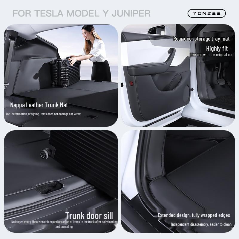 Custom Floor & Trunk Mats for Tesla Model 3/Y - Interior Protection Accessories