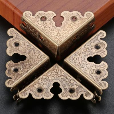 Cover Decorative Antique Corner Furniture Protector Wooden Box Corner Protector Triangle Corner