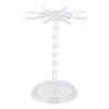 Multi-layer Keychain Hanging Rack Rotating Design Adjustable Tiers Display Rack Acrylic Material DIY Organizer Rotatable Rack