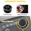 2 Pcs Rear Radio Volume Control Knob 22912547 Replacement for Suburban 2007‑2013 Car Parts