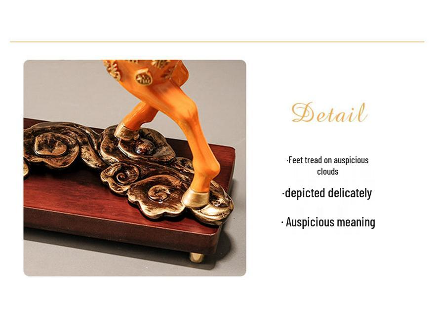 2026 Hundred Blessings Horse Ornament: Get Rich Gift for Home, Office, or New Beginnings