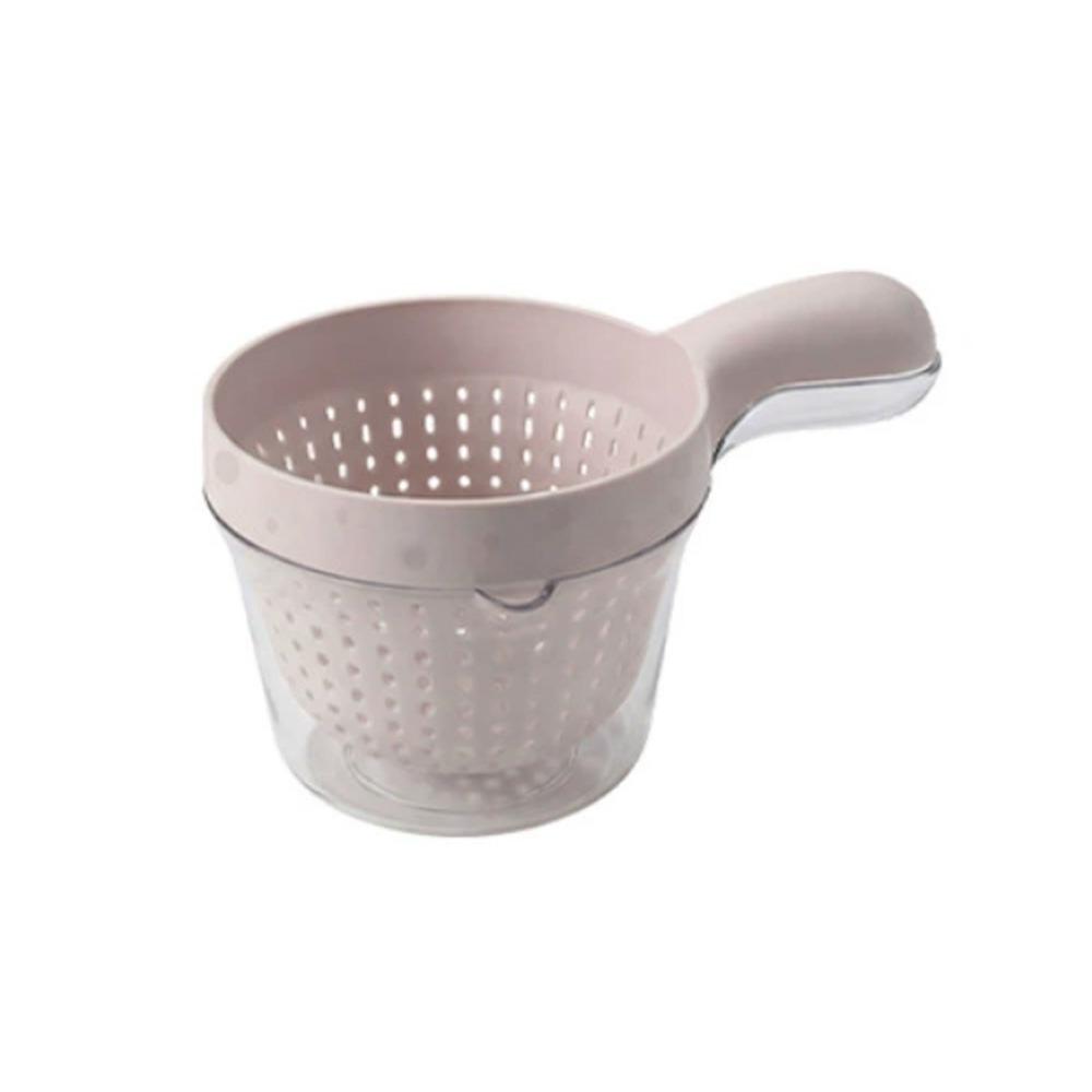 Detachable Double Drain Basket with Handle 2 In 1 Vegetable Washing Bowl Drainage Basket  Household