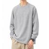 [NEOLO] Men's Long-Sleeve Sweatshirt, Autumn/Winter Clothing, Crew Neck, Plus Sizes, Solid Color, Slimming Effect, Unisex, Round Neck