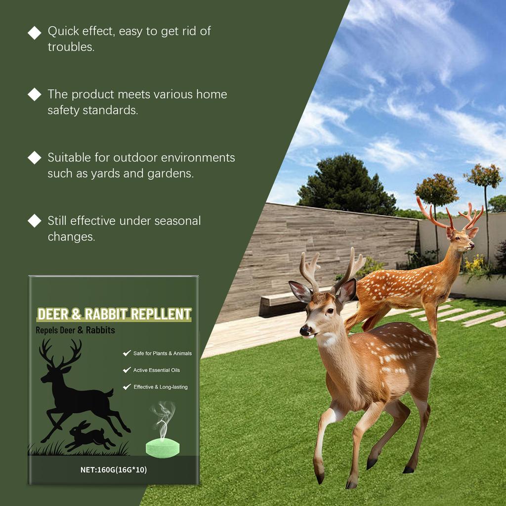 Hirsch und Pillen Heimanwender Außerhalb des Gartens Pflanzenölgeruch Lang anhaltende Pillen