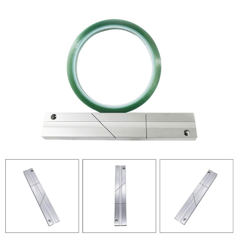 1/410-Inch Tape Reel Tape Splicing Set Reel To Reel Tape Splicing Block for Music and Voice Recording