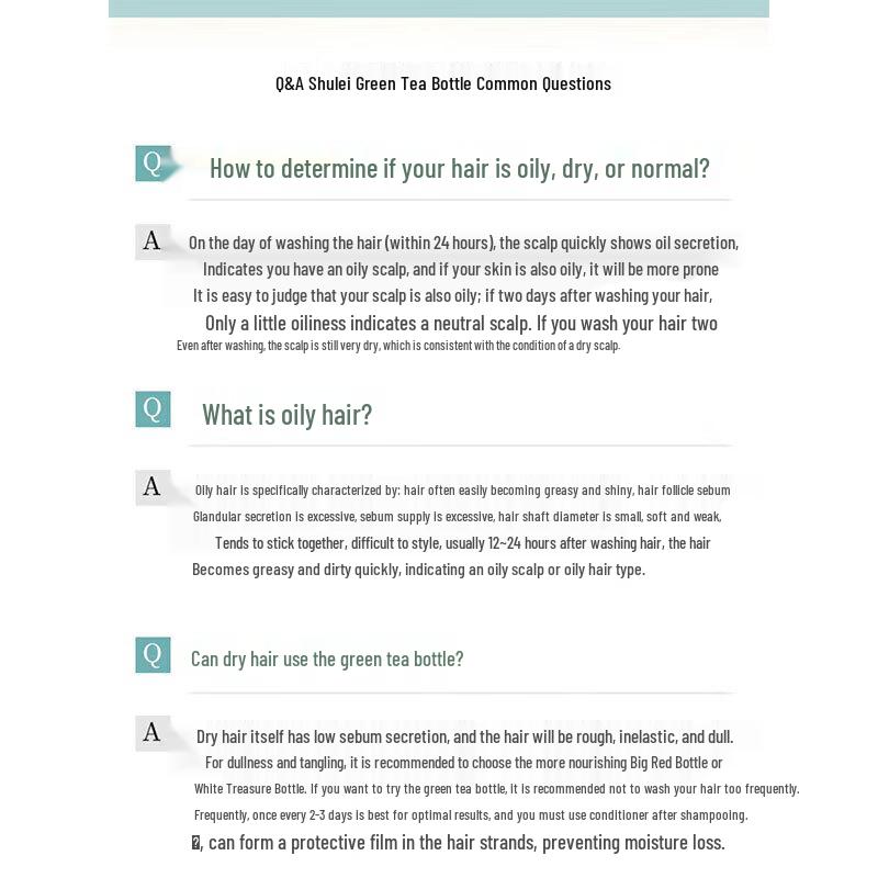 Sleek Green Tea Seed Oil Control Anti-Dandruff Shampoo