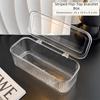 Transparent Jewelry Storage Box Dustproof Lid Bracelet Storage Box  Jewelry Display