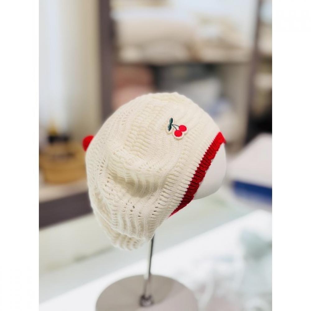 Absorba Knit Beret  A1131602  Ivory IVORY/46(6~12M)
