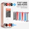 30 Plate Heat Exchanger 4*1-1/4" MNPT Ports 5"x 12" Brazed 316L St. Steel