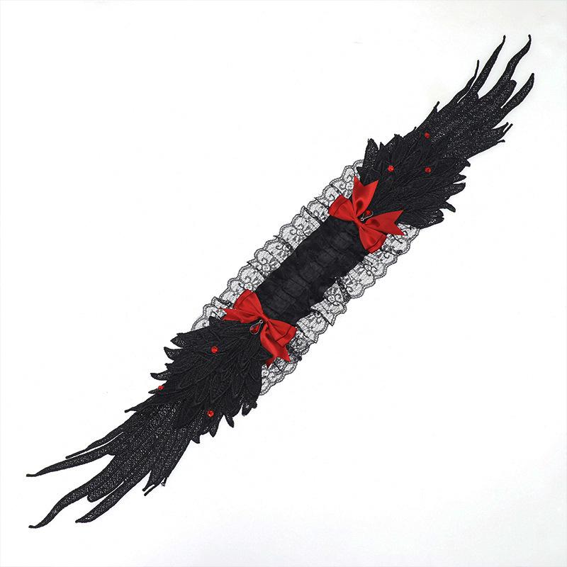 Gothic Angel Wings Headband - Punk Lolita Harajuku Style