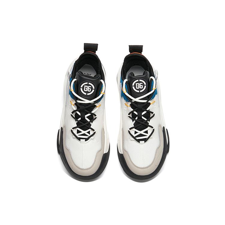 New Anta G6 Soup Wear Resistant Low Top Sports Casual Shoes Men's White Blue Black 112218082-2