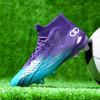 Mens Football Shoes TF/FG Lace Up Non-slip Breathable Anti Slip Soft Elastic Professional Training Soccer Shoes for Men