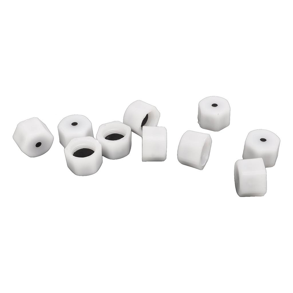 50PCS Car Air Conditioning Valve Caps Strong Sealing Compact Size Fit for Cars Trucks Engineering Vehicles