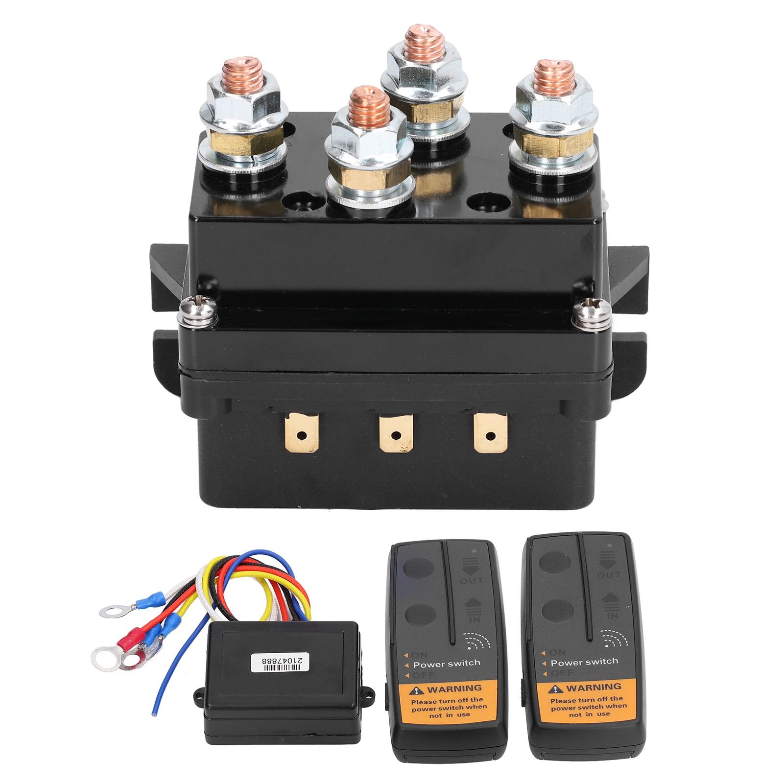 

Комплект беспроводного дистанционного управления лебедкой DC500A 12 В, реле соленоида лебедки для 8000 фунтов12000 фунтов квадроцикл UTV