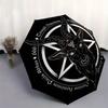 "Satanic Goat Head Umbrella, Cute Umbrella with Cute Design, Portable 3-Fold Compact Umbrella for Men & Women, Valentine's Day Mother's Day Gift S446