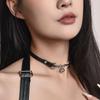 Elegant Choker Necklace With Double Bell Designs for Playful Styles and Adjustable Length Chain for Versatile Wear
