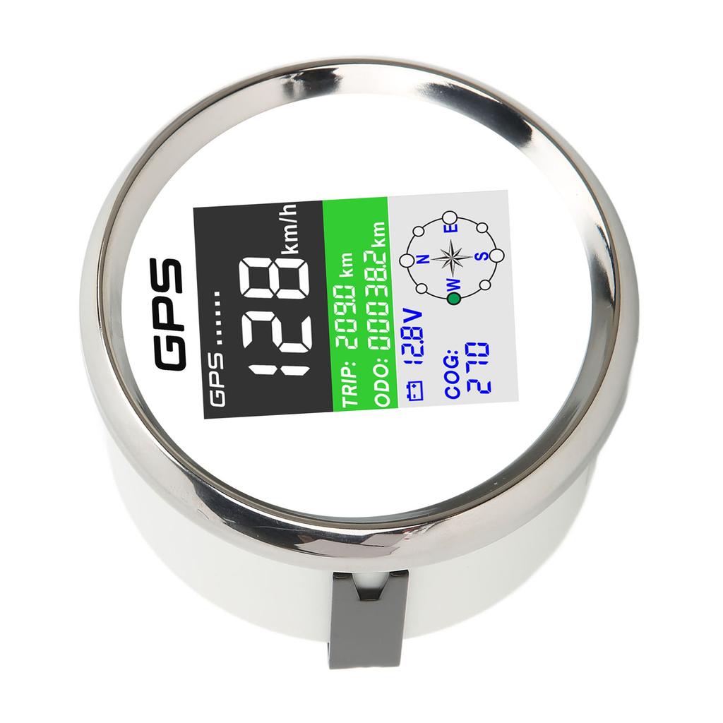 85mm GPS Tacho Km h Knoten MPH DC9‑32V TFT-Bildschirm IP67 Wasserdicht Geschwindigkeitsmesser Universal für Autos Motorräder