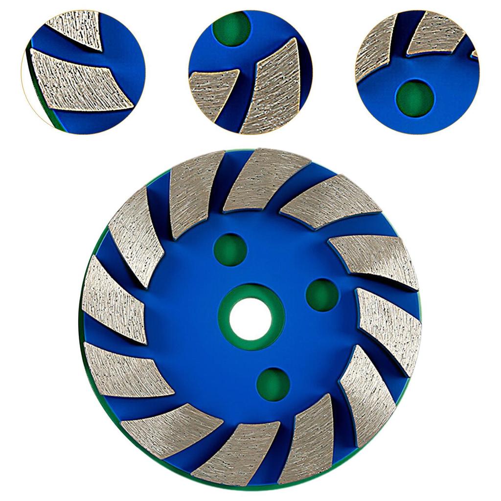 Concrete Diamond Grinding,Cup Wheel Grinding Disc,Angle Grind Attahments Row Cutting Wheel for Concrete Ceramic Tile Marble