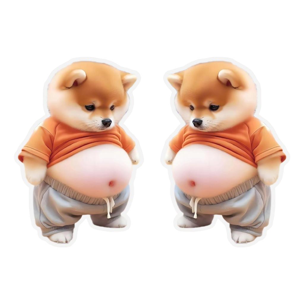 Cute Animal Ultra-Soft Silicone Car Bumper Sticker