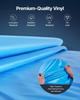 Round Pool Liner 15ft Unibead Pool Liner 47in Wall Height Solid Color