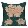 Polyester Cojines Decorativos Para Sofa Farmhouse Decor Flower Floral Pillow Cover Decorative Cushion Cover For Living Room